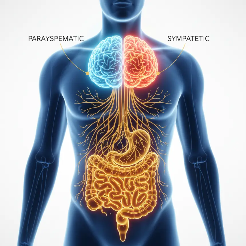 Autonomic nervous system and gut connection
