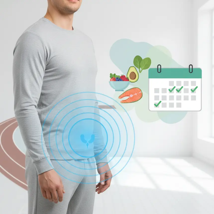 Prostate health maintenance, regular check-ups, health management