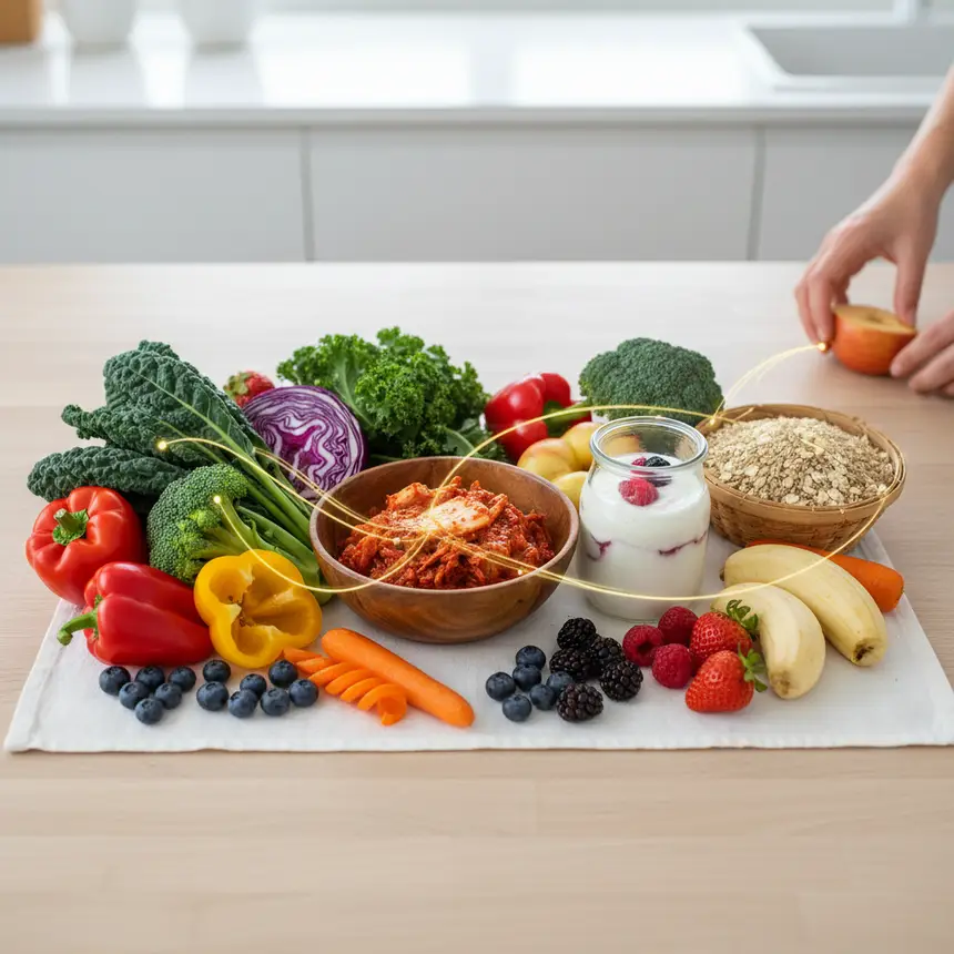 Gut-friendly food selection