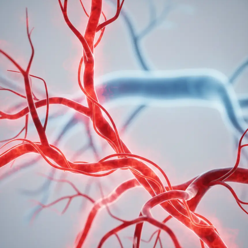 blood vessel damage process
