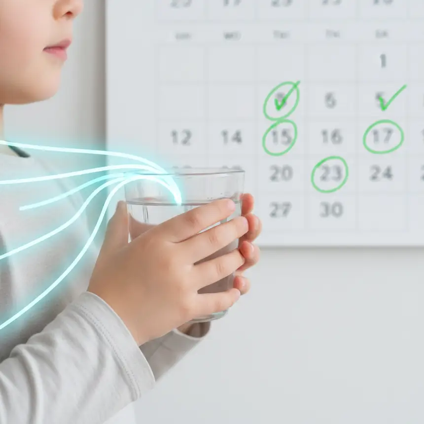 Consistent zinc intake, child health routine