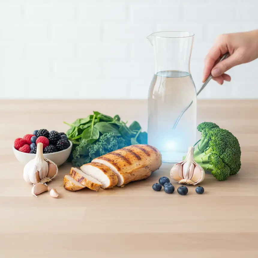 liver health diet, healthy foods
