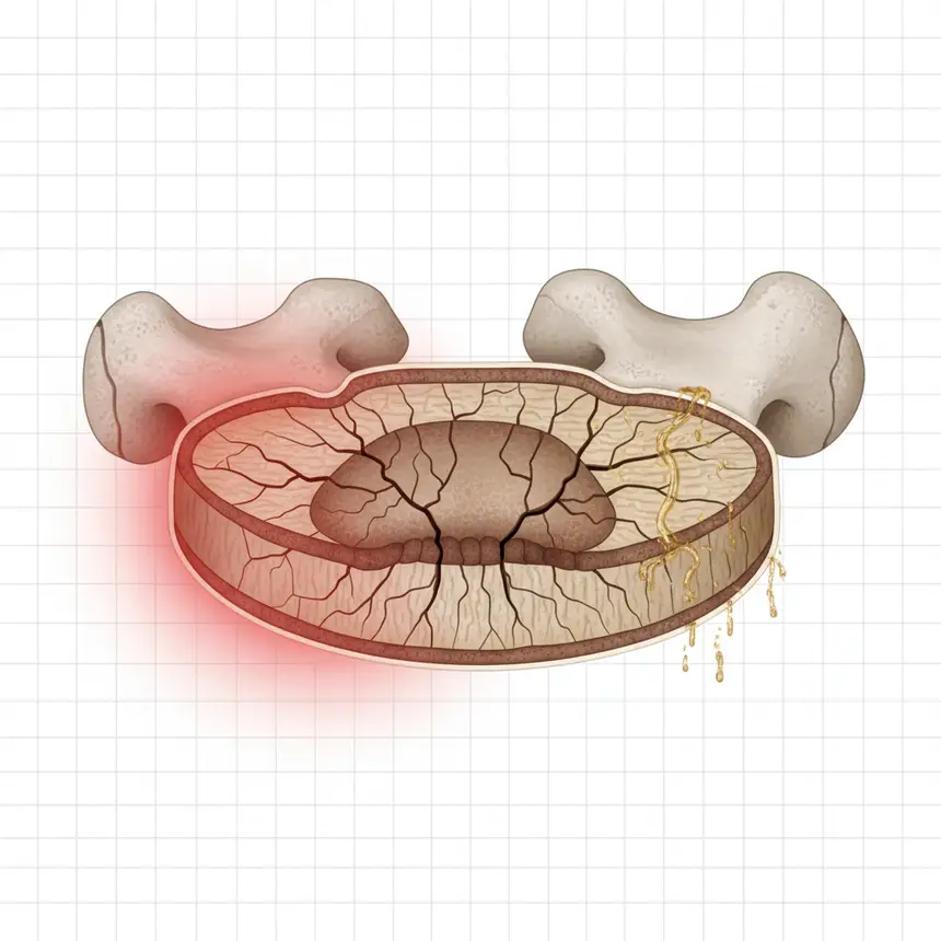 spinal disc weakening, nutrient deficiency
