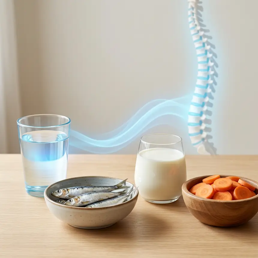 spinal nutrients, calcium foods