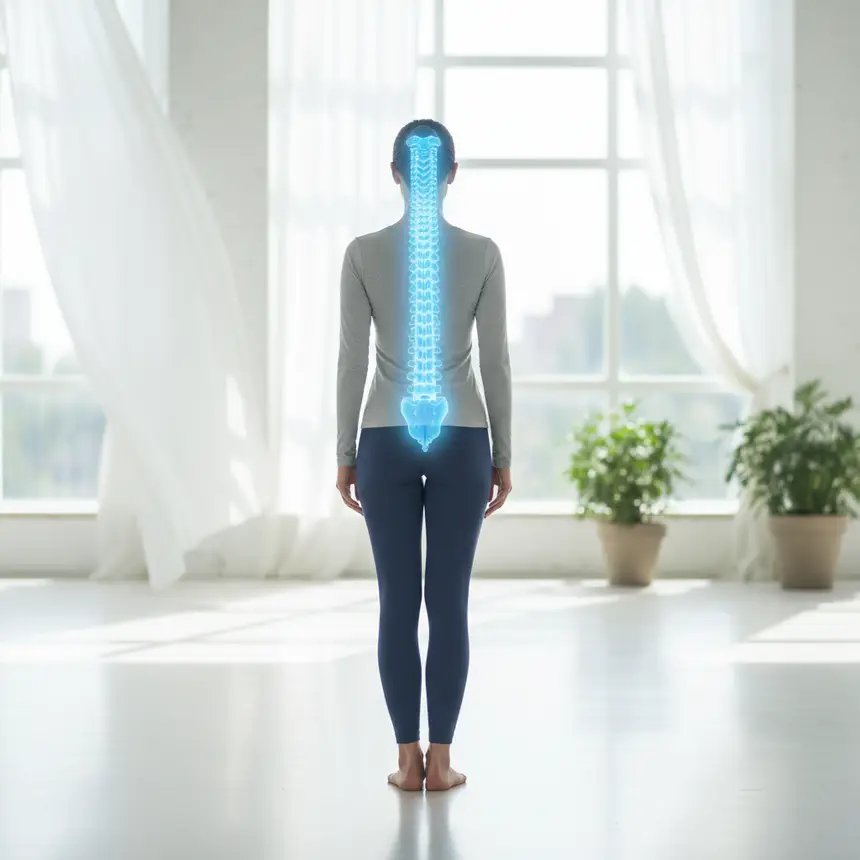 healthy spine, vibrant posture