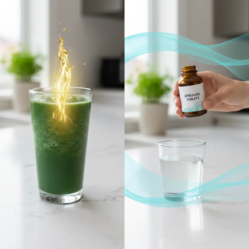 Spirulina consumption methods