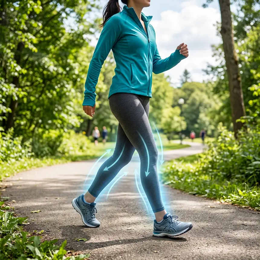 brisk walking, vitality