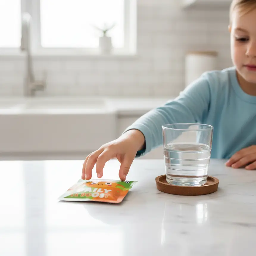 Kids supplement intake