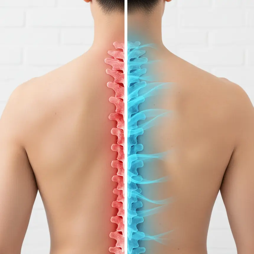 Spinal alignment blood flow