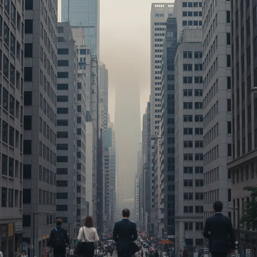 Dense urban environment