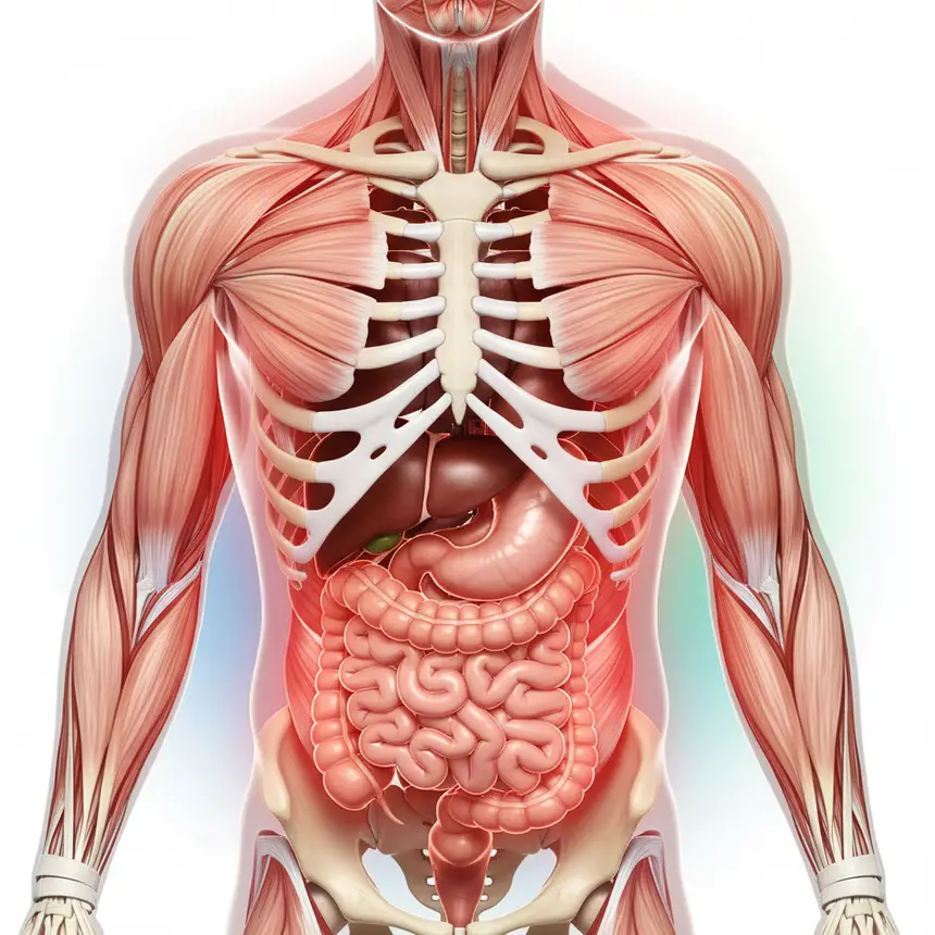 muscle tension digestive organs