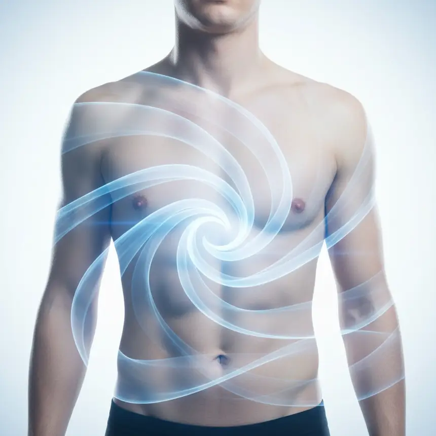 Balanced autonomic nervous system blue waves