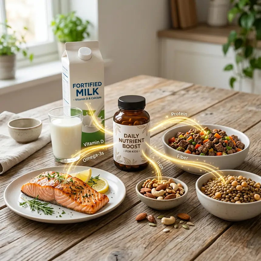 Vitamin D zinc gut health
