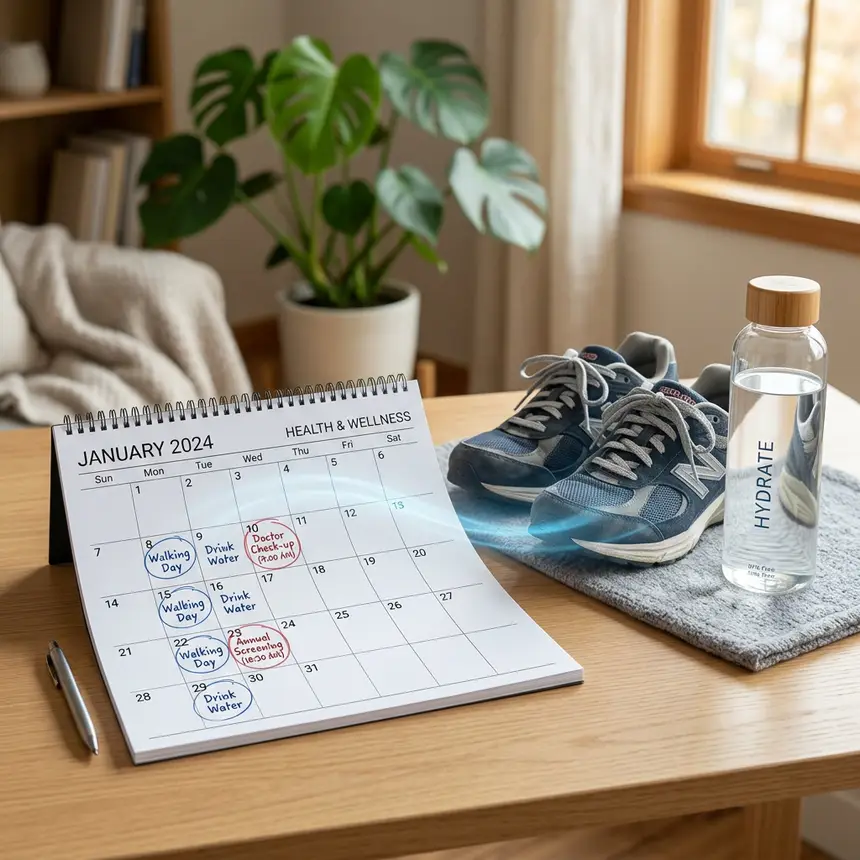 regular check-ups, healthy habits, consistent management