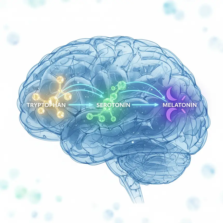 tryptophan serotonin melatonin pathway