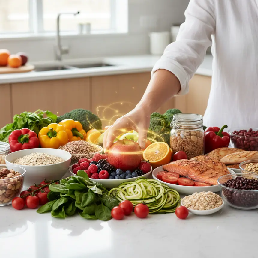 Balanced diet exercise lifestyle