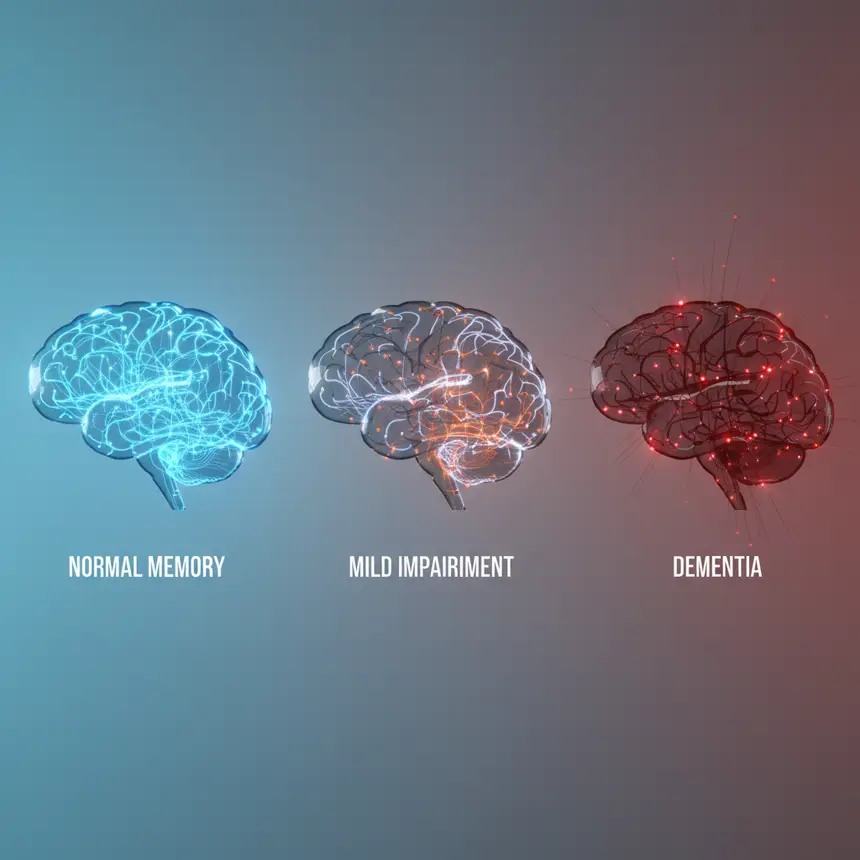 memory decline stages