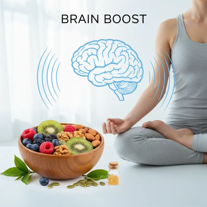 Brain health nutrition, exercise, meditation