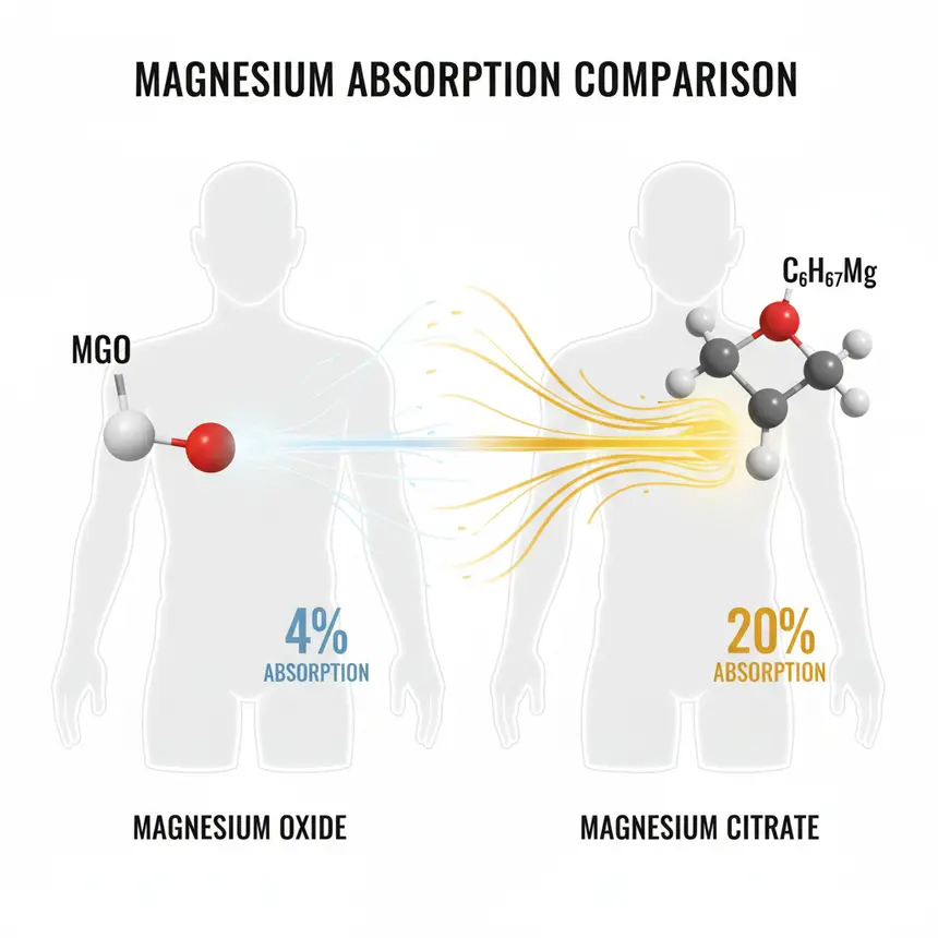 Nutrient absorption comparison