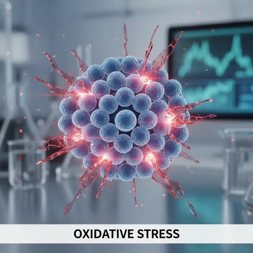 oxidative stress, free radicals, cellular damage