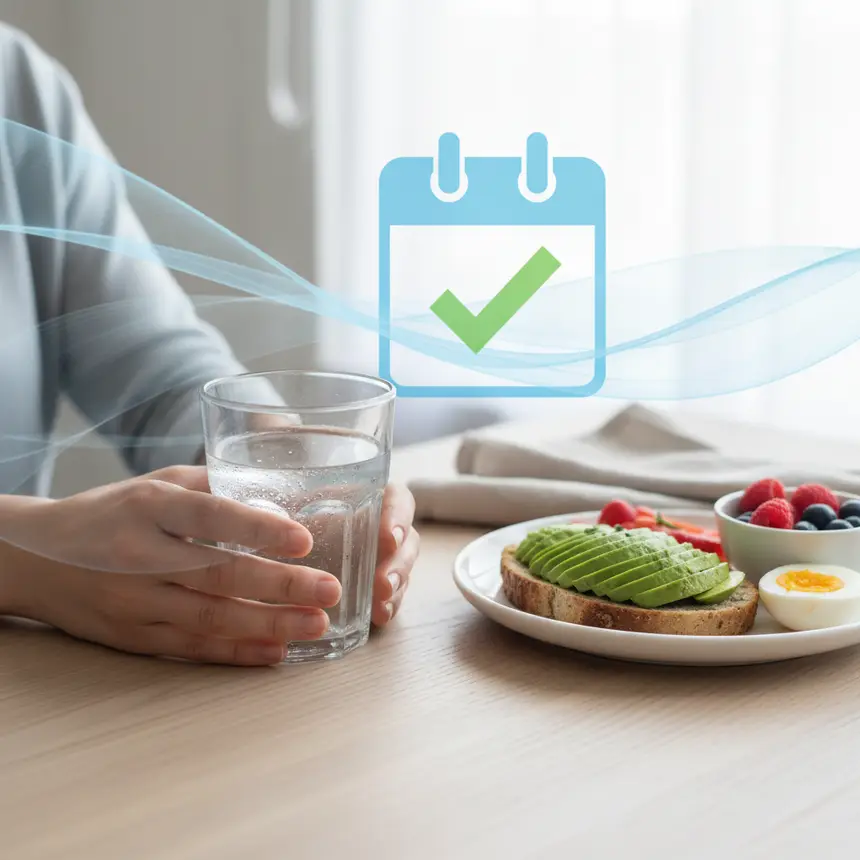 Healthy habits, consistent intake