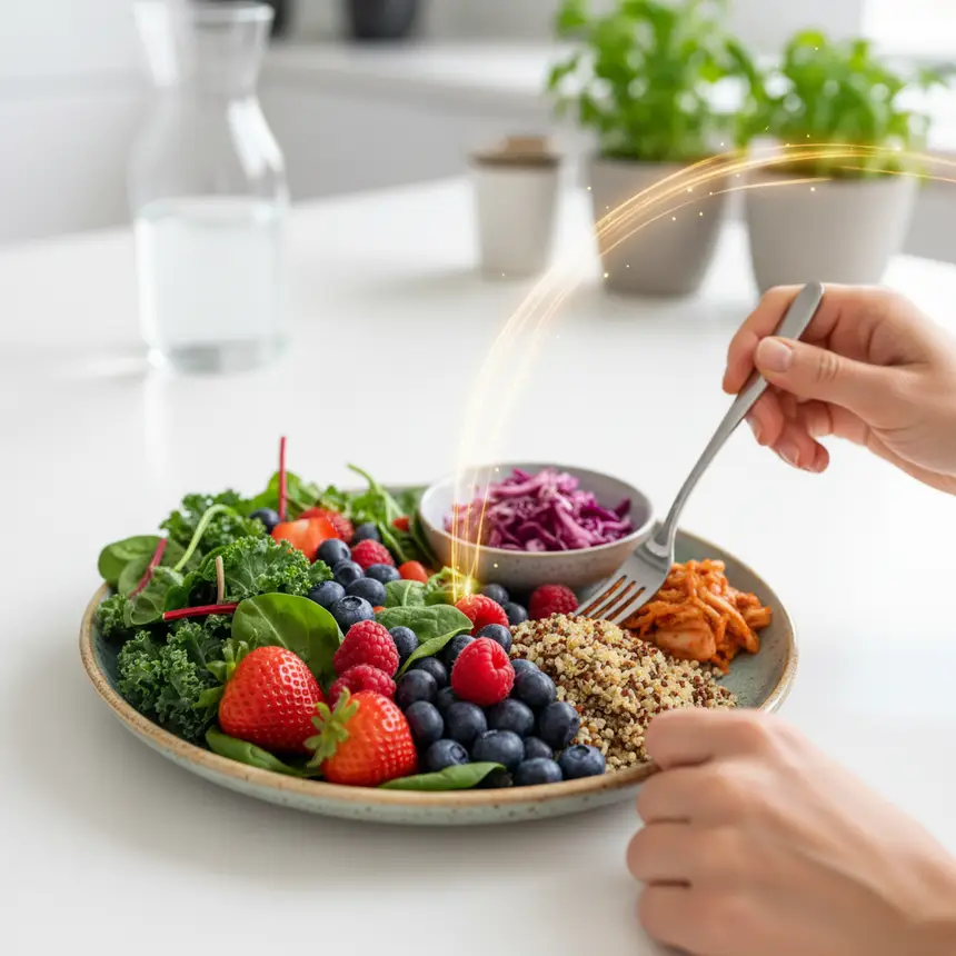 healthy diet, gut healthy foods