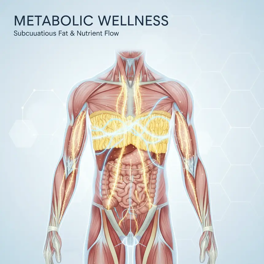 Subcutaneous fat, body sculpting plan