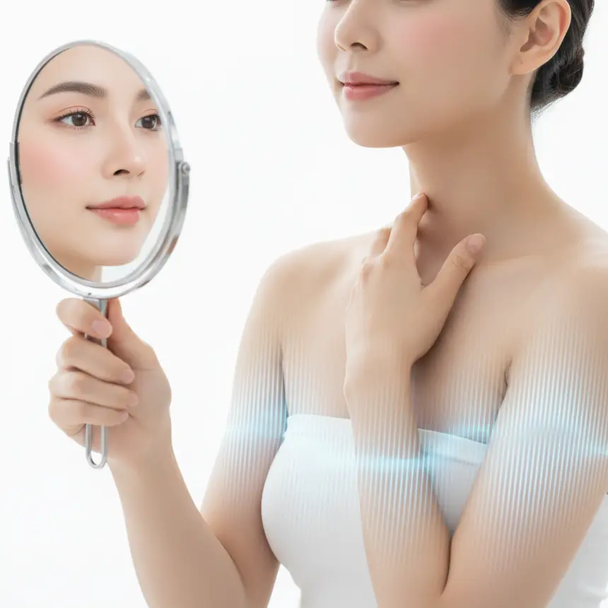 Healthy skin confidence
