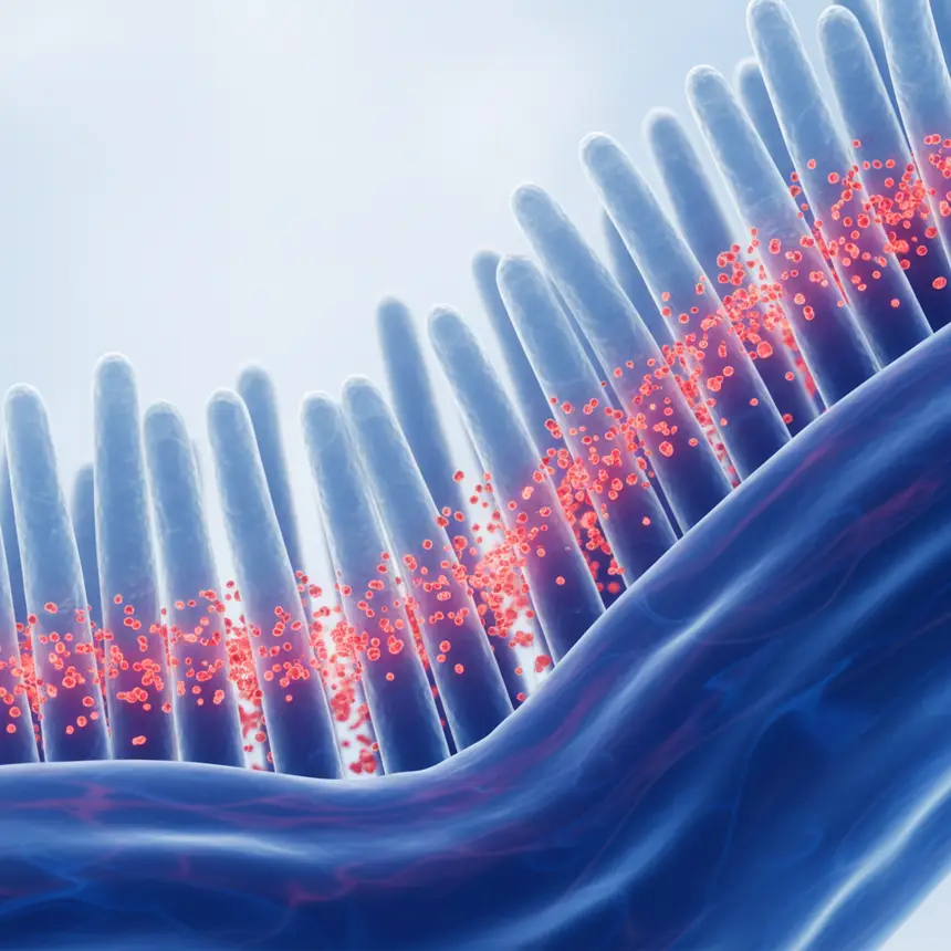 Intestinal barrier damage, impaired small intestine function