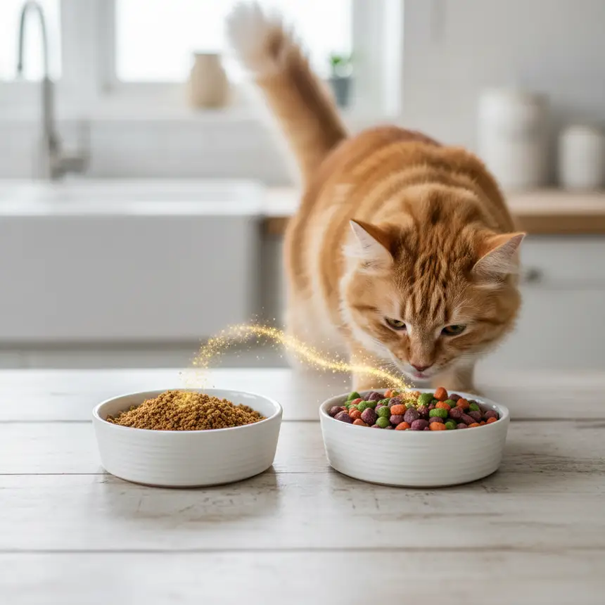 Cat food transition
