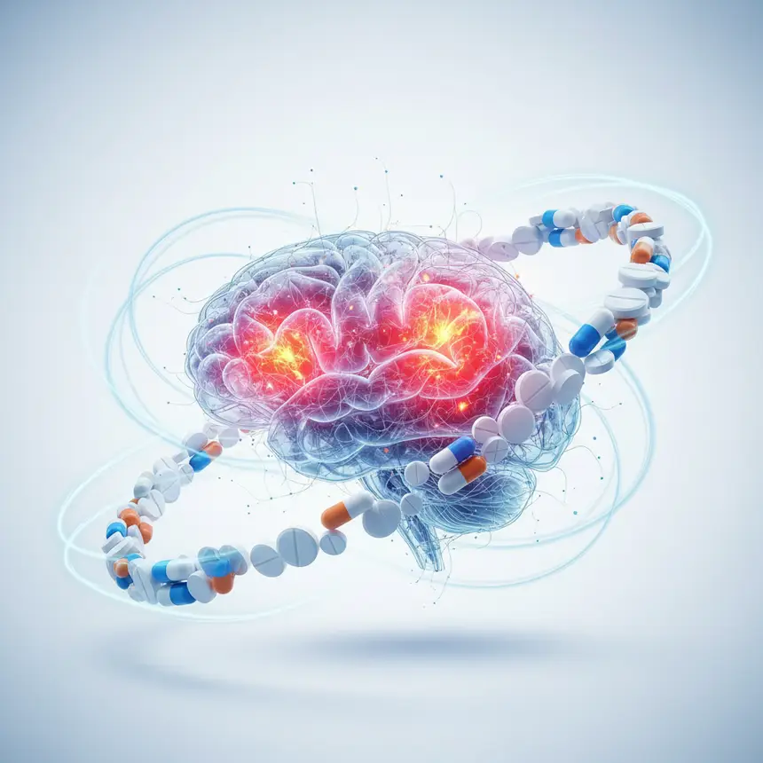 Brain pain sensitivity, medication overuse headache