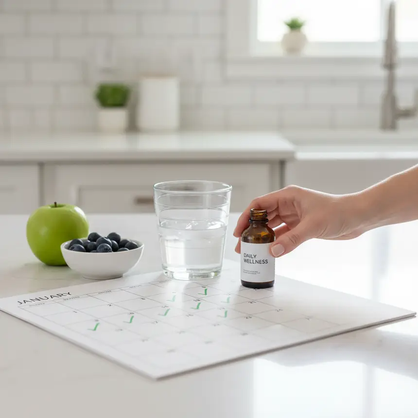 Supplement intake routine