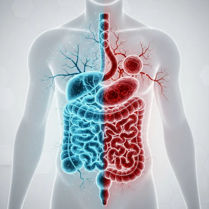Digestive process waste accumulation