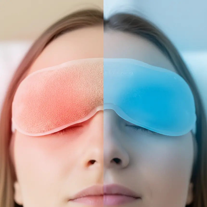 Warm and cold eye compress benefits