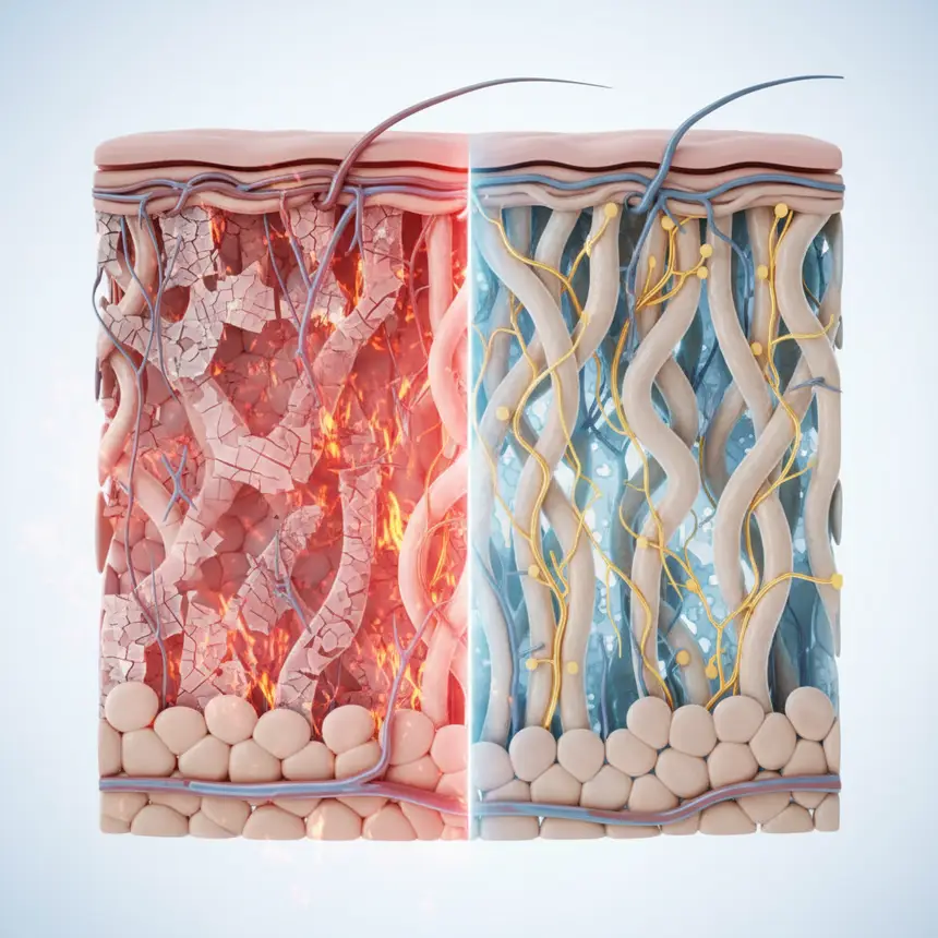 Collagen skin structure, absorption benefits