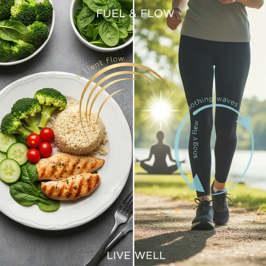 Blood pressure diet, aerobic exercise, stress relief