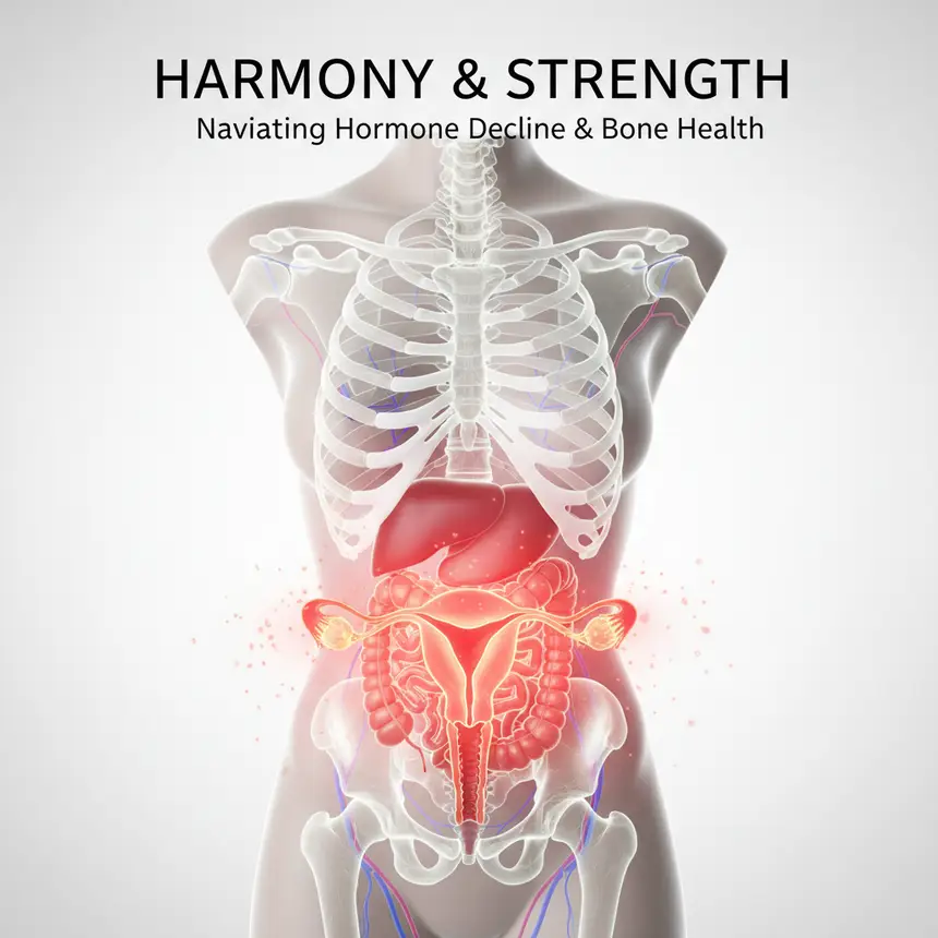 Female hormone changes, bone health