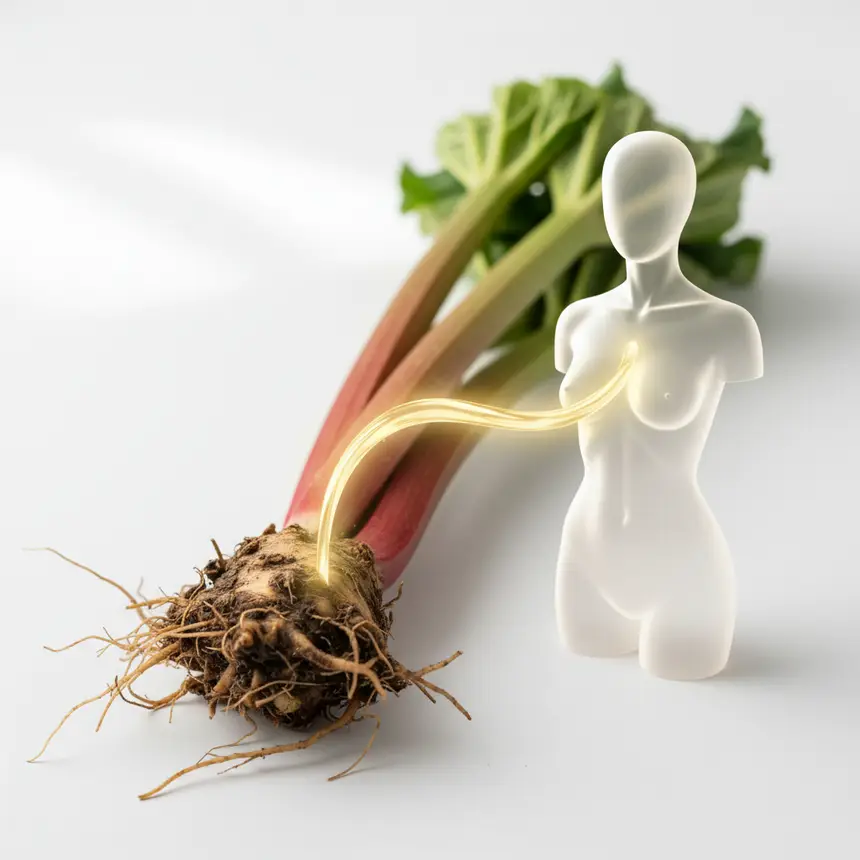 Rhubarb root extract, plant-based ingredient